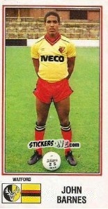Sticker John Barnes - UK Football 1982-1983 - Panini