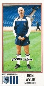 Sticker Ron Wylie - UK Football 1982-1983 - Panini