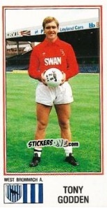 Cromo Tony Godden - UK Football 1982-1983 - Panini