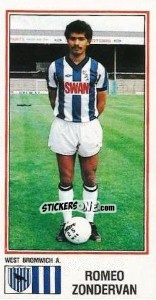 Sticker Romeo Zondervan - UK Football 1982-1983 - Panini