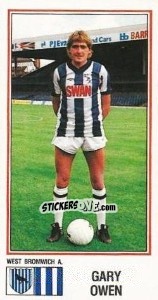 Sticker Gary Owen - UK Football 1982-1983 - Panini