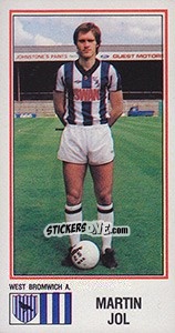 Cromo Martin Jol - UK Football 1982-1983 - Panini
