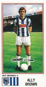 Sticker Ally Brown - UK Football 1982-1983 - Panini