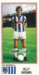 Figurina Ally Brown - UK Football 1982-1983 n. 339 - Panini