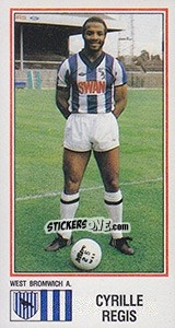 Sticker Cyrille Regis - UK Football 1982-1983 - Panini