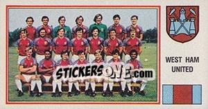 Figurina Team - UK Football 1982-1983 - Panini