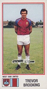 Figurina Trevor Brooking - UK Football 1982-1983 - Panini