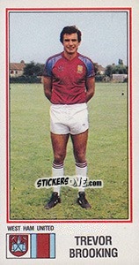 Sticker Trevor Brooking - UK Football 1982-1983 n. 350 - Panini