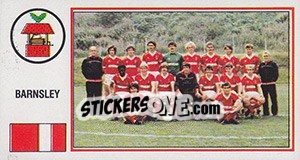 Sticker Barnsley Team - UK Football 1982-1983 - Panini