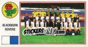 Figurina Blackburn Rovers Team - UK Football 1982-1983 - Panini