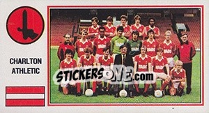 Sticker Charlton Athletic Team - UK Football 1982-1983 - Panini
