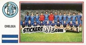 Figurina Chelsea Team - UK Football 1982-1983 - Panini