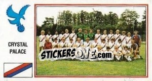 Sticker Crystal Palace Team - UK Football 1982-1983 - Panini