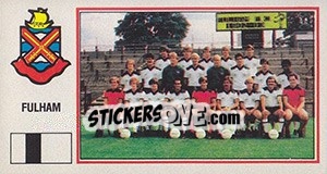 Sticker Fulham Team - UK Football 1982-1983 n. 373 - Panini