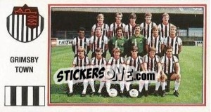 Sticker Grimsby Town Team - UK Football 1982-1983 - Panini