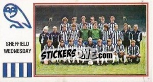 Sticker Sheffield Wednesday Team - UK Football 1982-1983 n. 386 - Panini