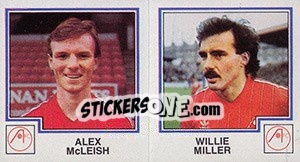Cromo Alex McLeishj / Willie Miller - UK Football 1982-1983 - Panini