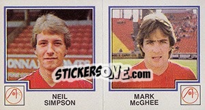 Sticker Neil Simpson / Mark McGhee - UK Football 1982-1983 n. 397 - Panini