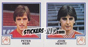 Sticker Peter Weir / John Hewitt - UK Football 1982-1983 n. 398 - Panini
