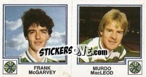Cromo Frank McGarvey / Murdo MacLeod - UK Football 1982-1983 - Panini