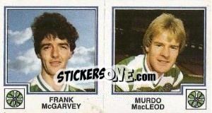 Sticker Frank McGarvey / Murdo MacLeod - UK Football 1982-1983 n. 406 - Panini