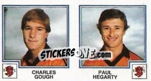 Sticker Charles Gough / Paul Hegarty - UK Football 1982-1983 n. 420 - Panini