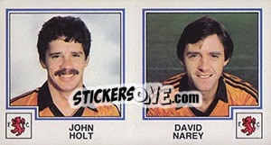 Sticker John Holt / David Narey - UK Football 1982-1983 - Panini