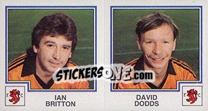 Figurina Ian britton / David Dodds - UK Football 1982-1983 - Panini