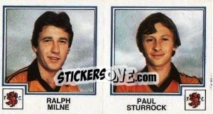 Figurina Ralph Milne / Paul Sturrock - UK Football 1982-1983 - Panini