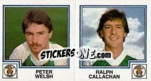 Sticker Peter Welsh / Ralph Callachan - UK Football 1982-1983 n. 431 - Panini
