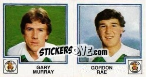 Sticker Gary Murray / Gordon Rae - UK Football 1982-1983 - Panini