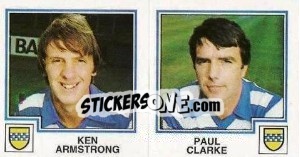 Figurina Ken Armstrong / Paul Clarke - UK Football 1982-1983 - Panini