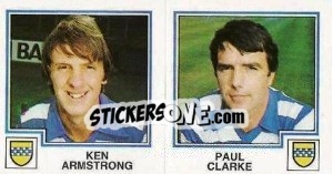 Cromo Ken Armstrong / Paul Clarke - UK Football 1982-1983 n. 438 - Panini