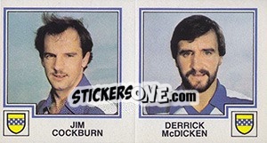 Figurina Jim Cockburn / derrick Mcdicken - UK Football 1982-1983 n. 439 - Panini