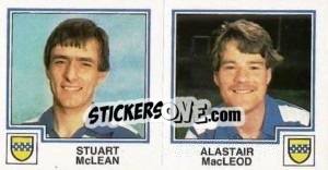Figurina Stuart McLean / Alastair MacLeod - UK Football 1982-1983 - Panini