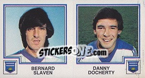 Figurina Bernard Slaven / Danny Docherty - UK Football 1982-1983 n. 450 - Panini