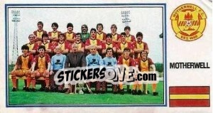 Sticker Team - UK Football 1982-1983 - Panini