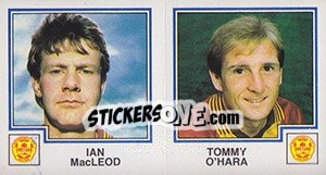 Figurina Ian MacLeod / Tommy O'Hara - UK Football 1982-1983 - Panini