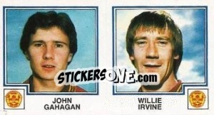 Sticker John Gahagan / Wayne Irvine - UK Football 1982-1983 n. 461 - Panini