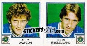 Sticker Ally Dawson / john Mcclelland - UK Football 1982-1983 n. 465 - Panini