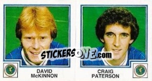 Sticker David McKinnon / Craig Paterson - UK Football 1982-1983 n. 466 - Panini