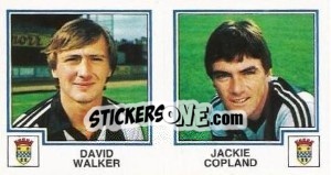 Figurina David Walker / Jackie Copland - UK Football 1982-1983 - Panini