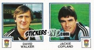 Cromo David Walker / Jackie Copland - UK Football 1982-1983 n. 475 - Panini