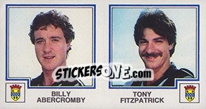Sticker Billy Abercromby / Tony Fitzpatrick - UK Football 1982-1983 n. 476 - Panini