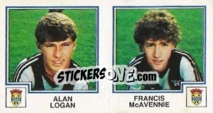 Figurina Alan Logan / Francis McAvennie - UK Football 1982-1983 - Panini