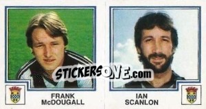 Cromo Frank McDougall / Ian Scanlon - UK Football 1982-1983 - Panini