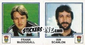 Figurina Frank McDougall / Ian Scanlon - UK Football 1982-1983 n. 479 - Panini