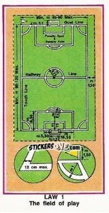 Sticker The Field of Play - UK Football 1982-1983 n. 480 - Panini