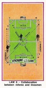 Sticker Collaboration of ref & Linesmen - UK Football 1982-1983 n. 488 - Panini