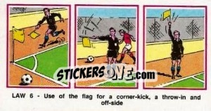 Figurina Use of the flag - UK Football 1982-1983 - Panini